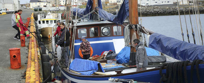Mauritius enfin à quai vu de devant